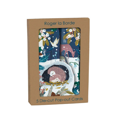 Wild Wood Hideaway Tri-fold Cards - Boxed Set of 5