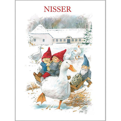Gnomes Stationery Folder with Set of 8 Note Cards